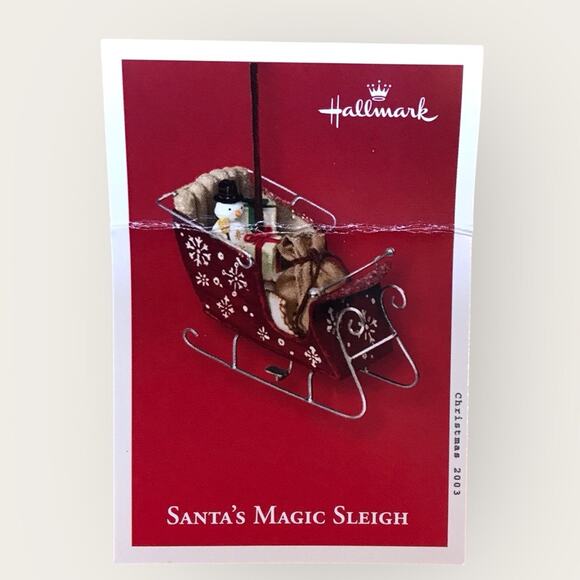 Hallmark Santa’s Magic Sleigh 2003 Santa Collection Christmas Ornament - Picture 10 of 11